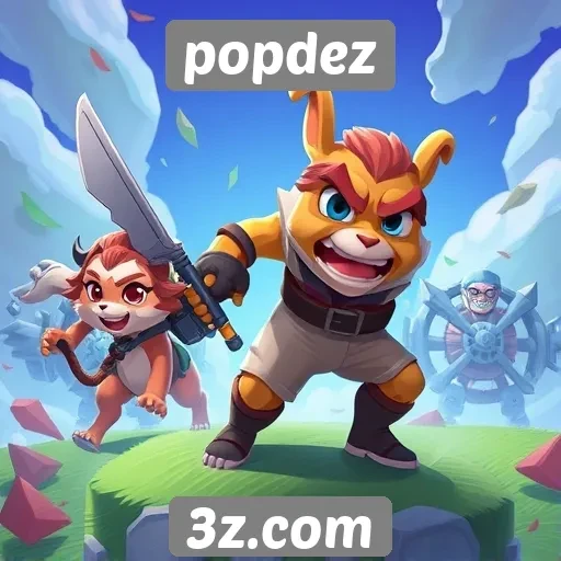 Recursos exclusivos de jogos no site Popdez