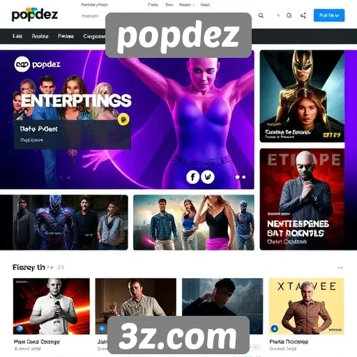 Navegando pelas principais categorias do site popdez