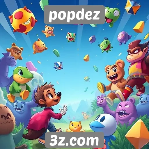 Tendências de jogos populares no Popdez